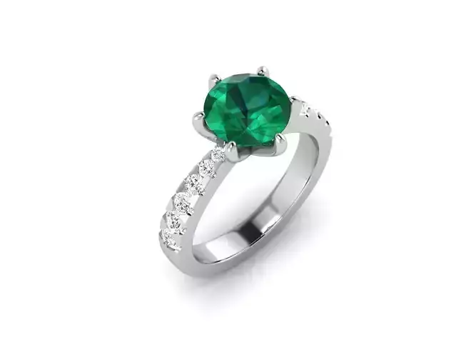 Solitaire ring model