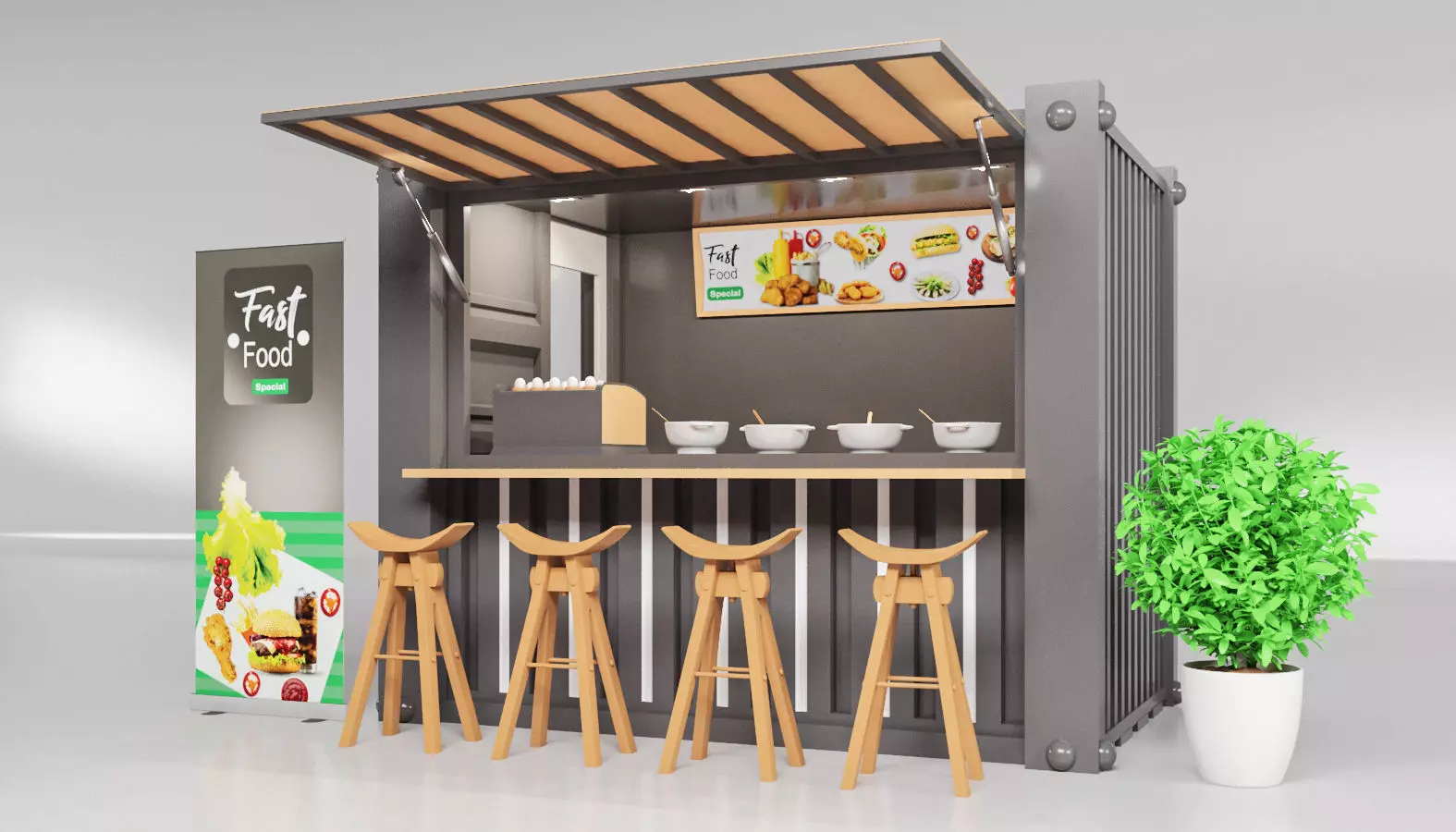 Container 3Dshop 3D model | CGTrader