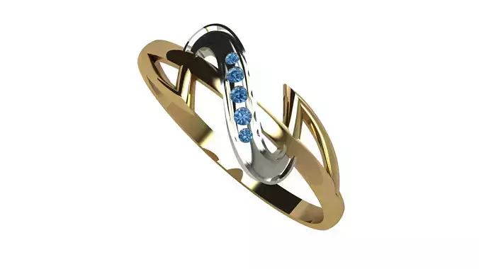 Ring with diamonds und2127