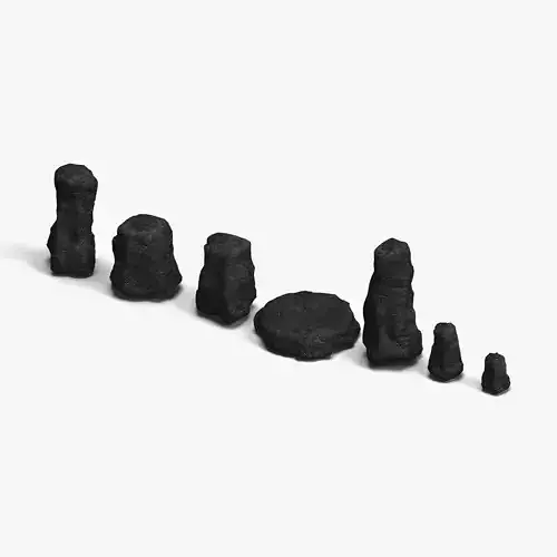 Rock Set 05 - Cave 3D model