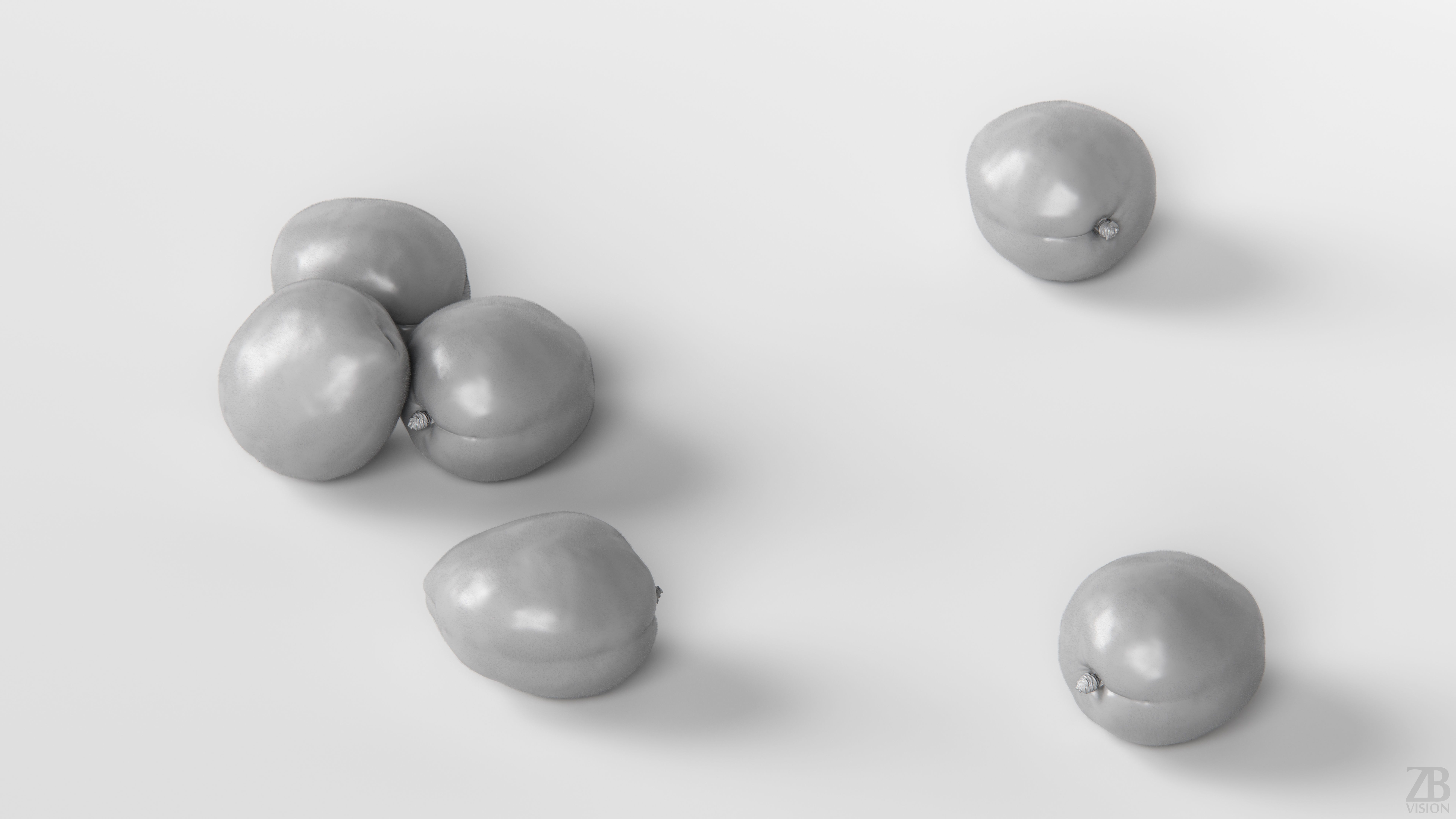 Apricot 3D model_3