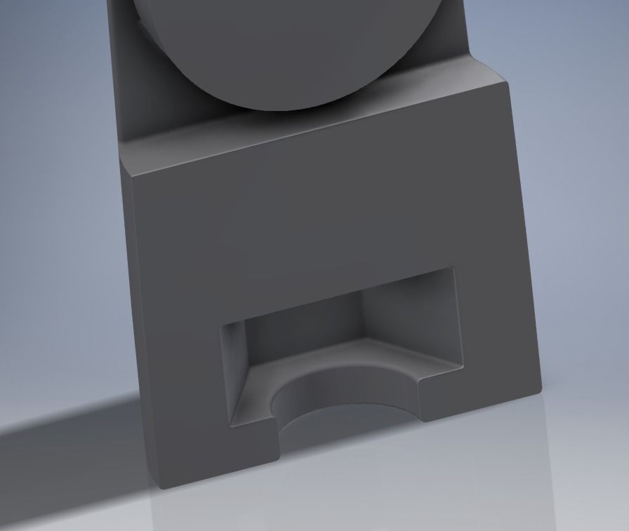 Microphone holder 3D print model_4