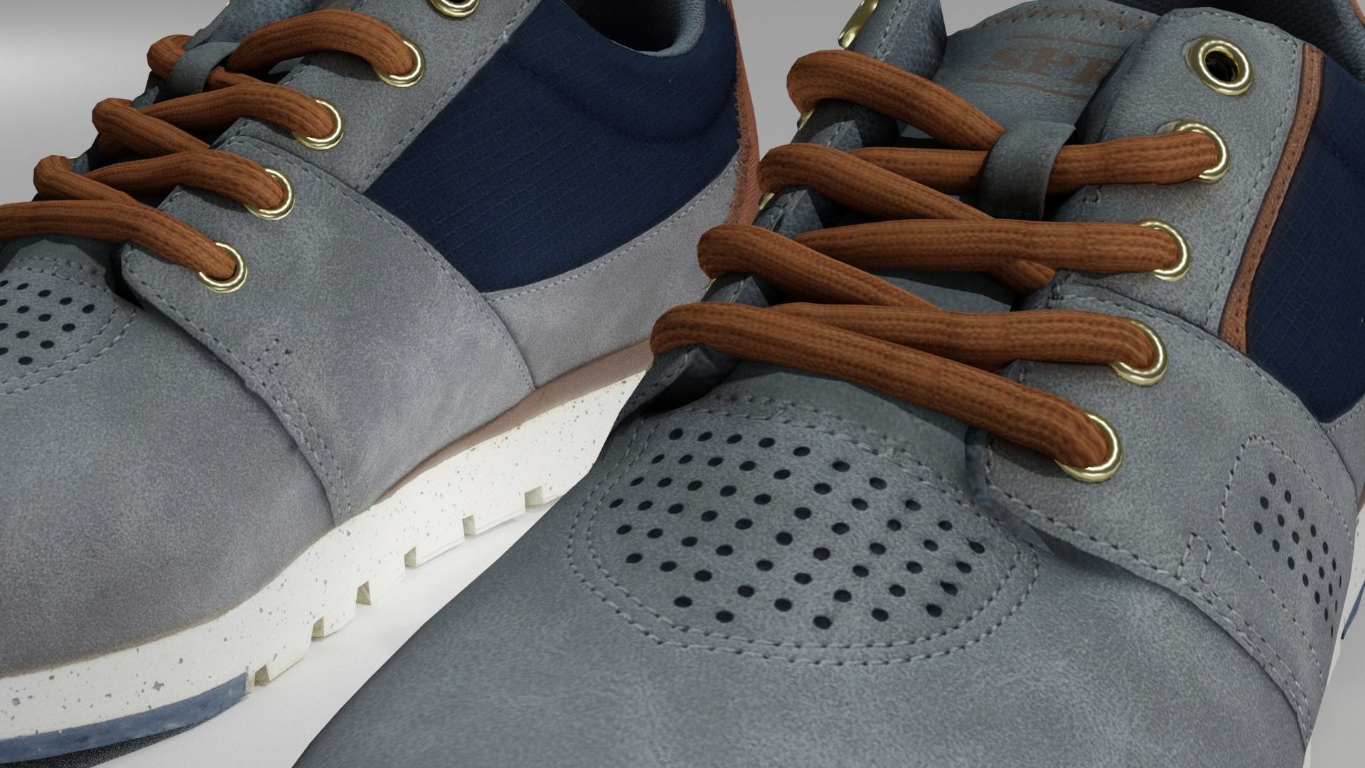 Sport shoes 3D model_2