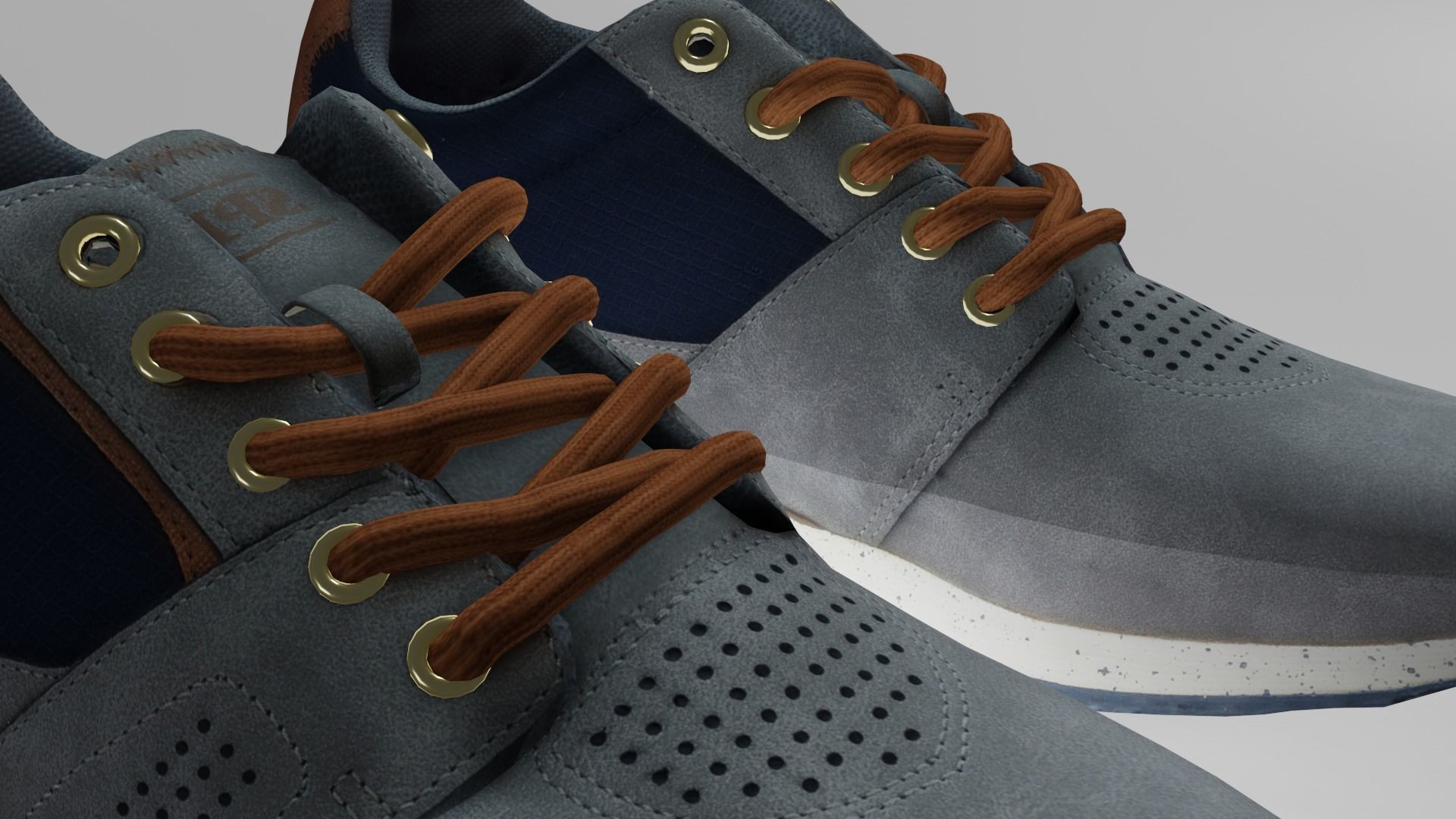 Sport shoes 3D model_5