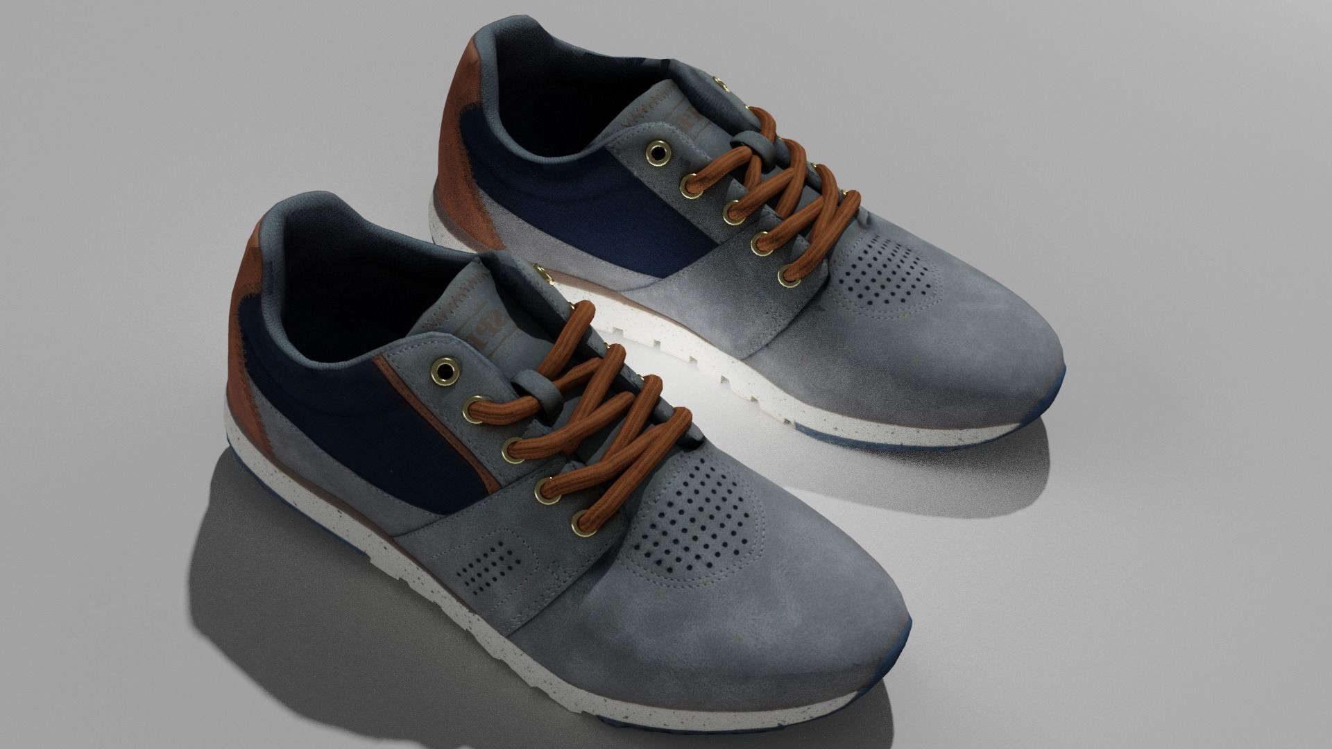 Sport shoes 3D model_1