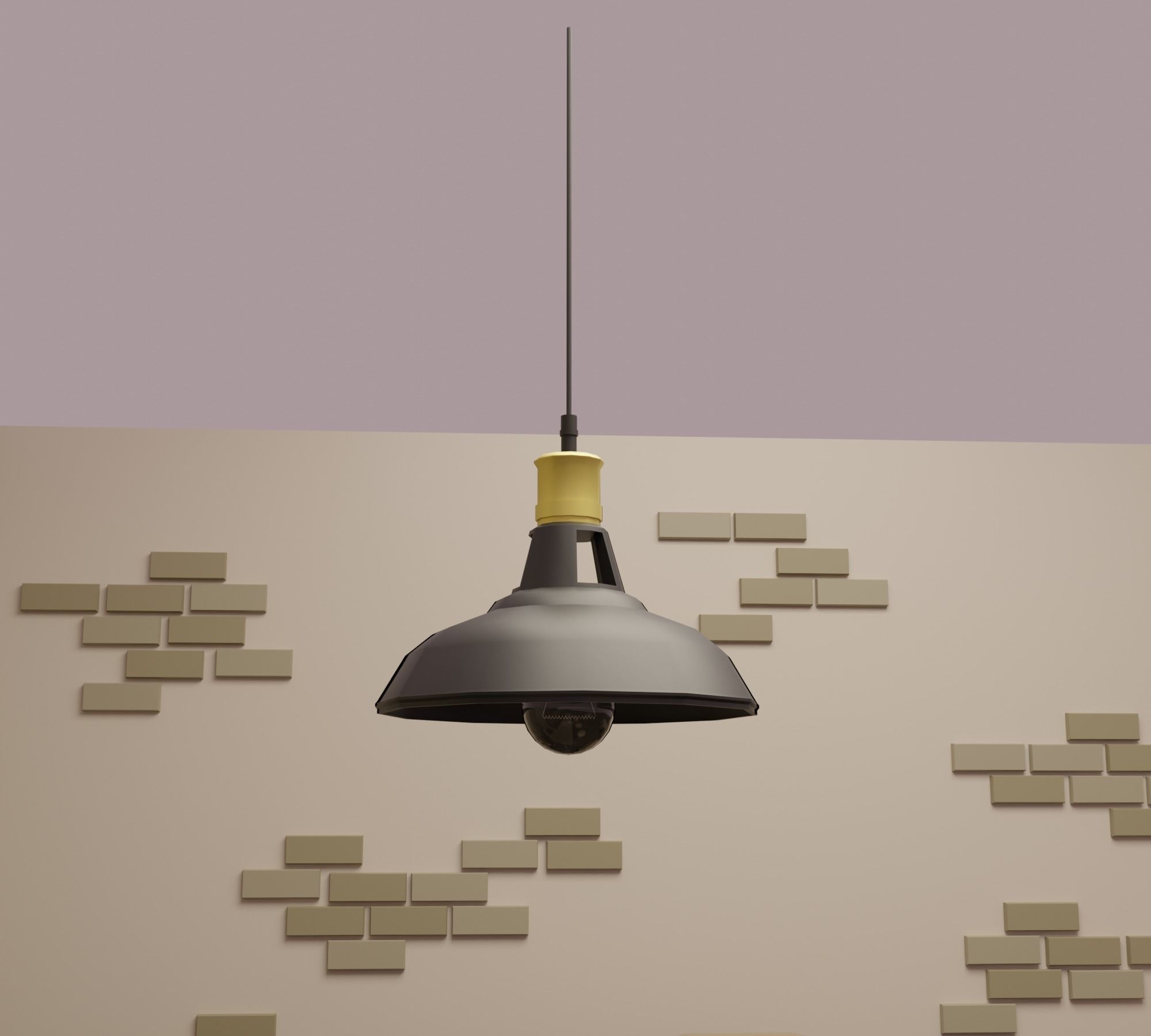 Restaurant - Bistro Low-poly 3D model_22