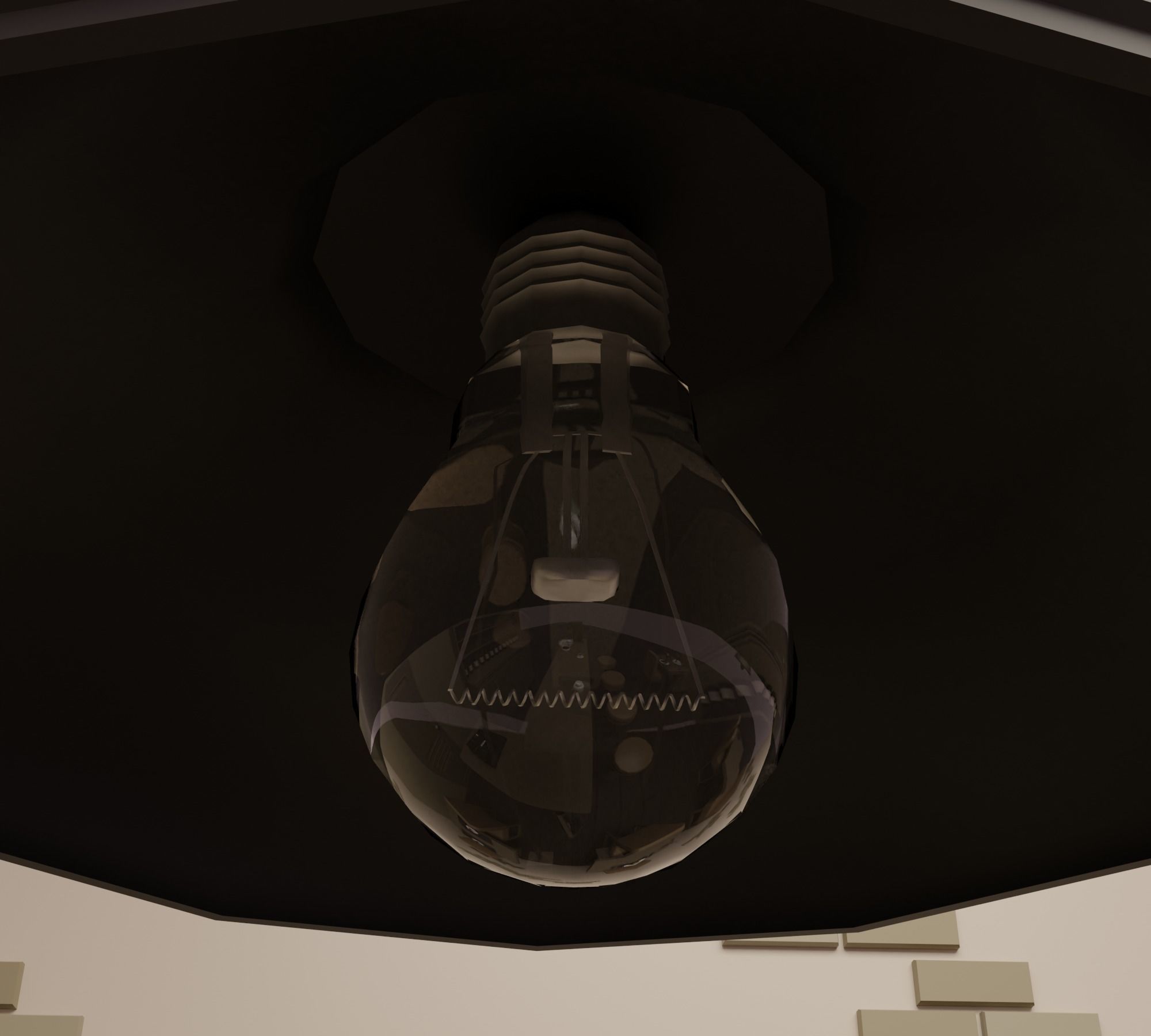 Restaurant - Bistro Low-poly 3D model_23