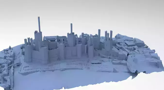 Medieval Castle in Town