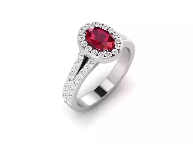 Solitaire ring model