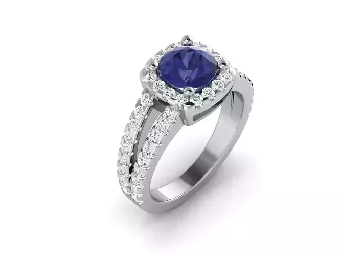 Solitaire ring model