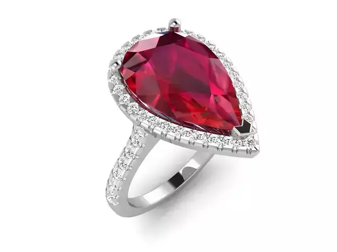 Solitaire ring model