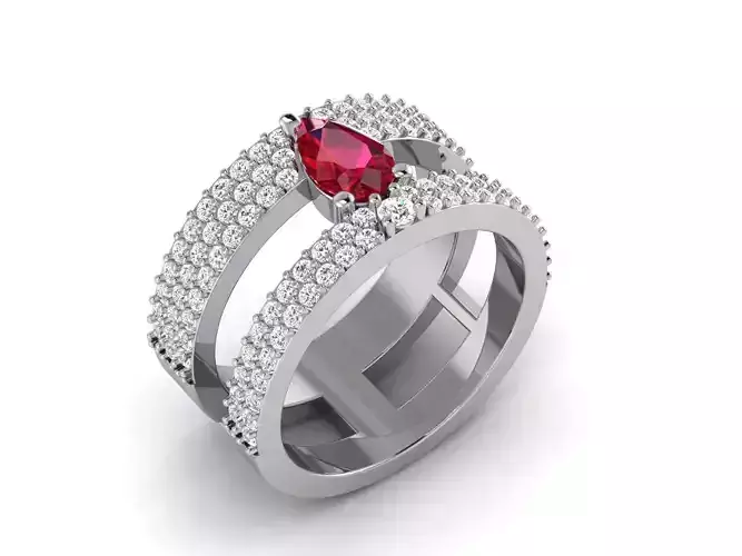 Solitaire ring model