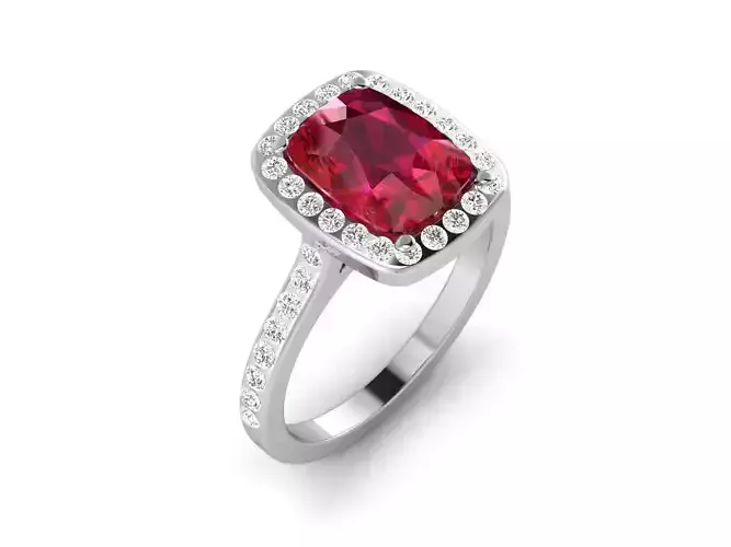 Solitaire ring model
