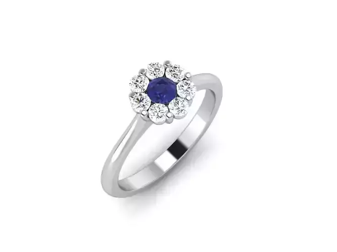 Solitaire ring model