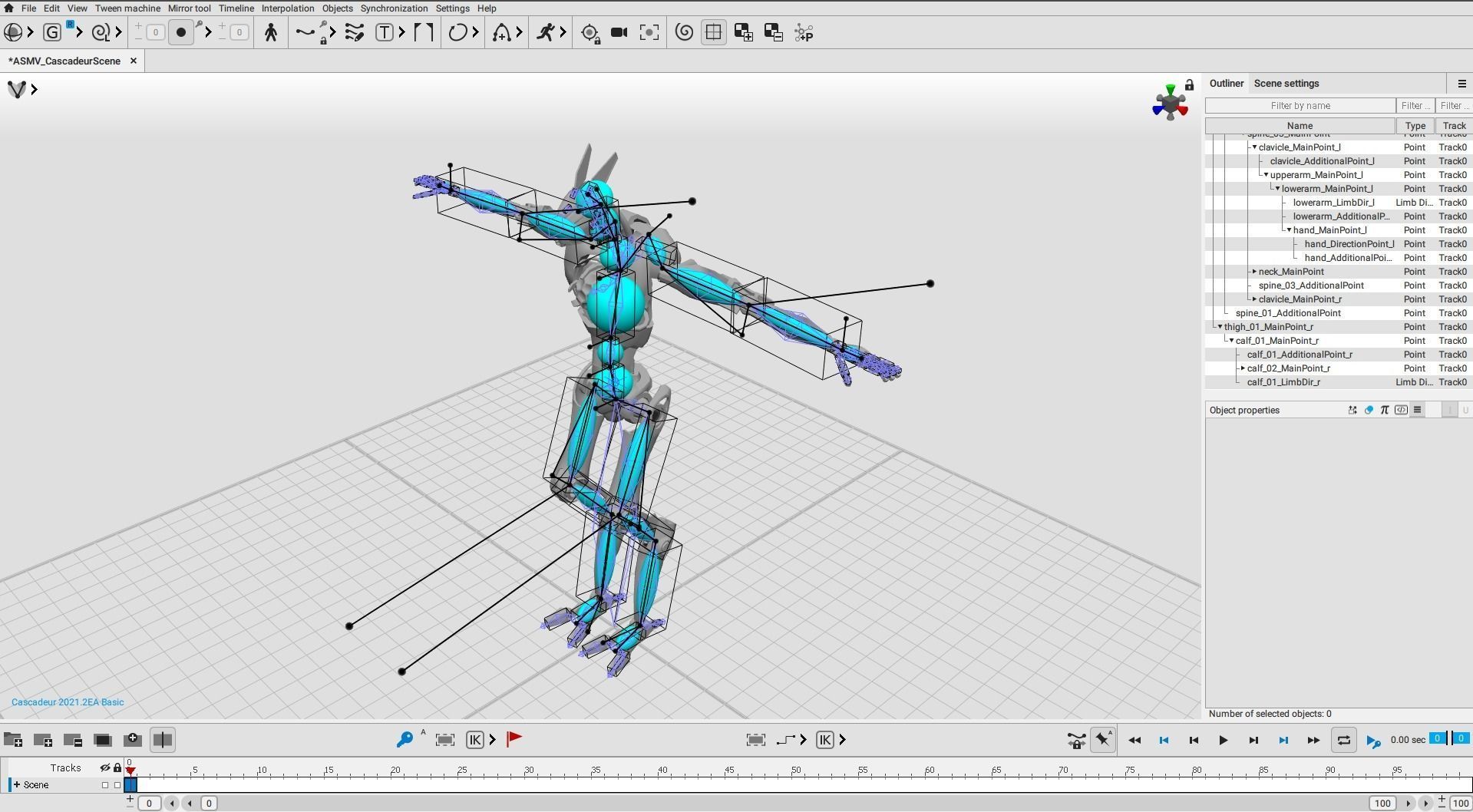Robot Cyborg 4761A Low-poly 3D model_16