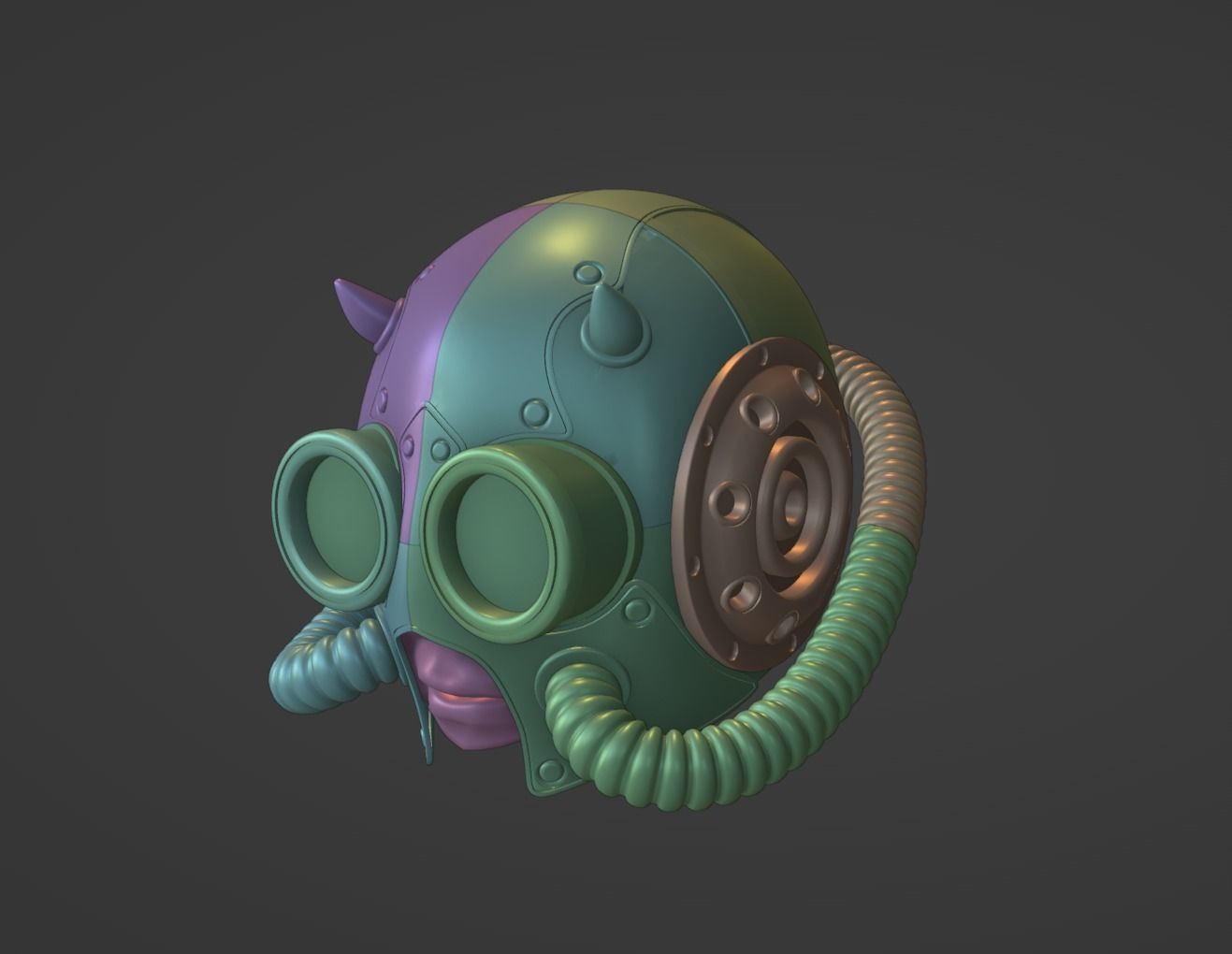 New Ghost Nameless Ghoul Mask 3D print model_15