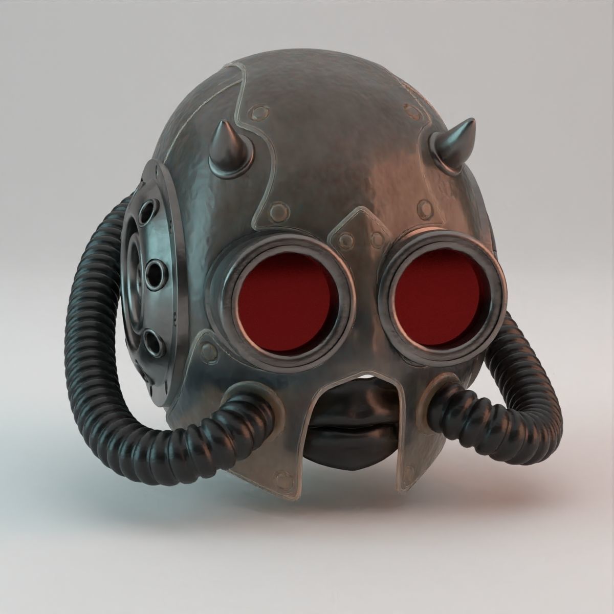 New Ghost Nameless Ghoul Mask 3D print model_3