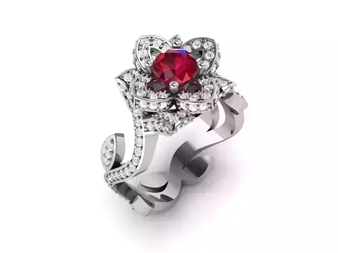 Solitaire ring model