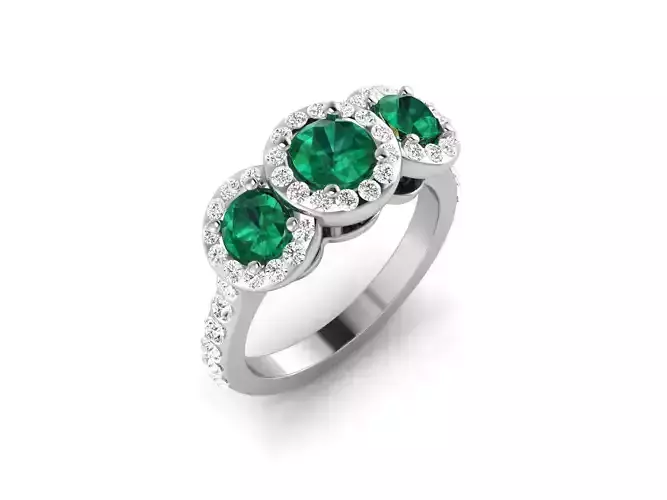 Solitaire ring model