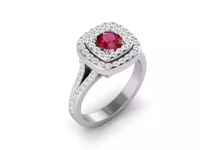Solitaire ring model