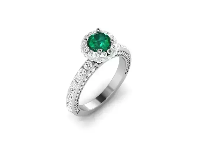Solitaire ring model