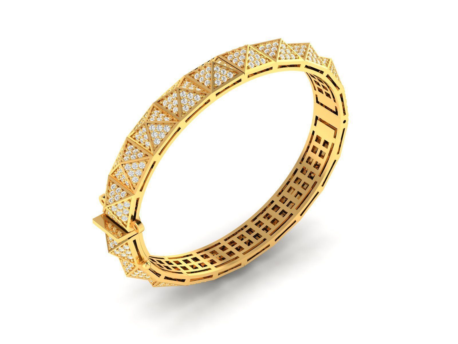 Women Bracelet 3D print model_4