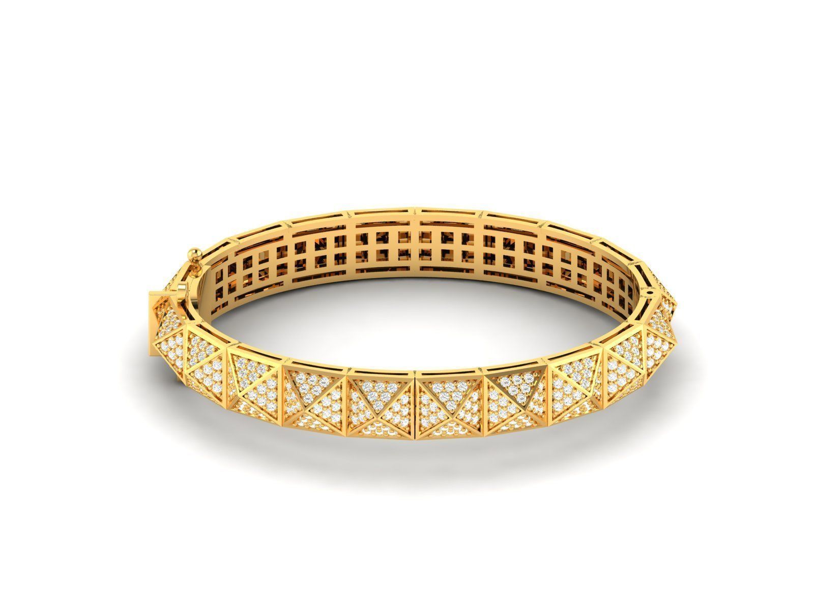 Women Bracelet 3D print model_5