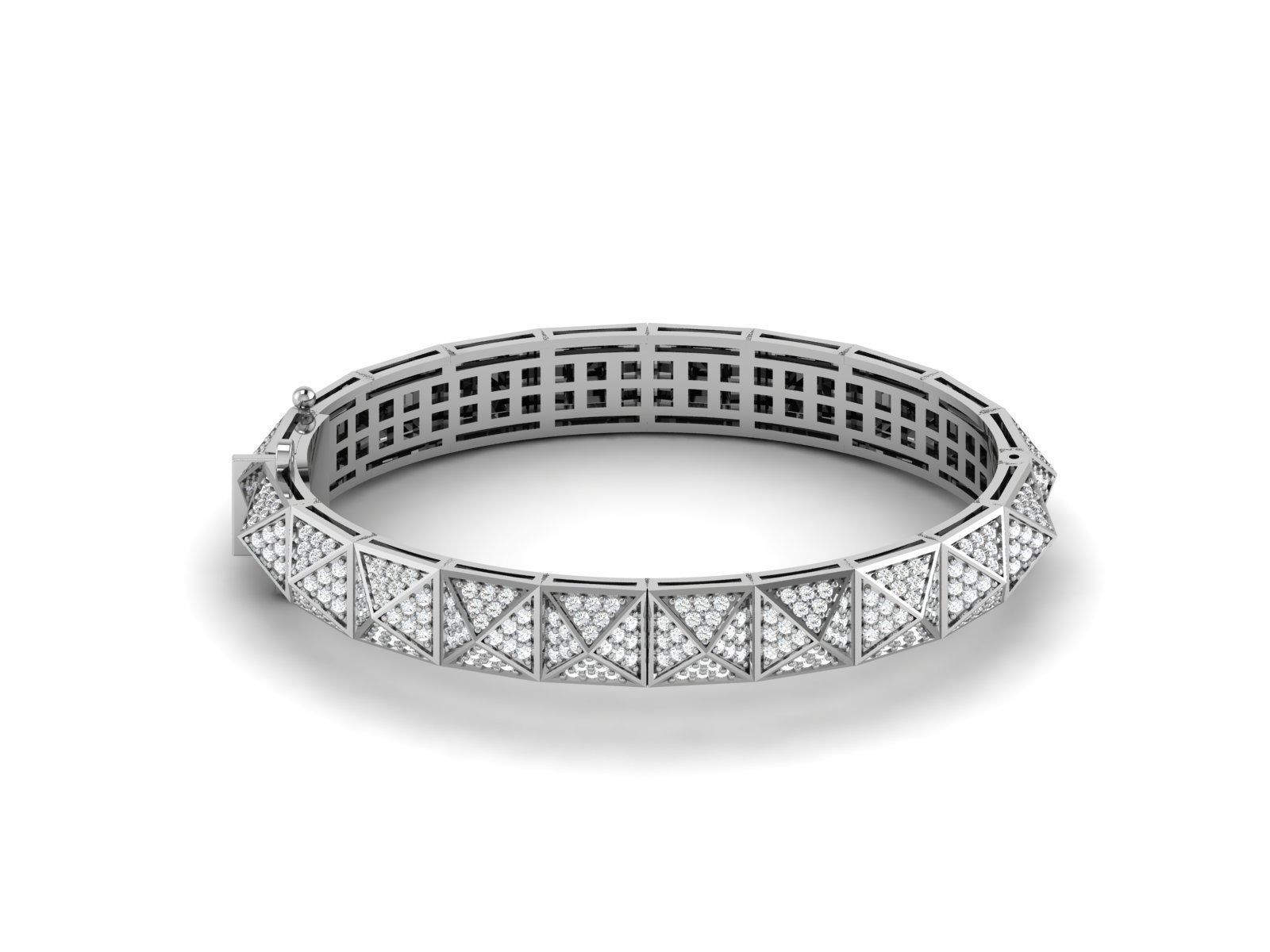 Women Bracelet 3D print model_3