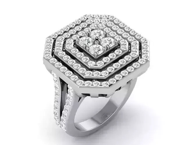 Solitaire ring model