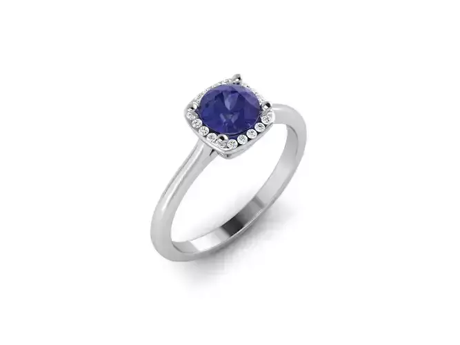 Solitaire ring model