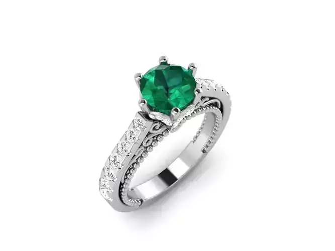 Solitaire ring model
