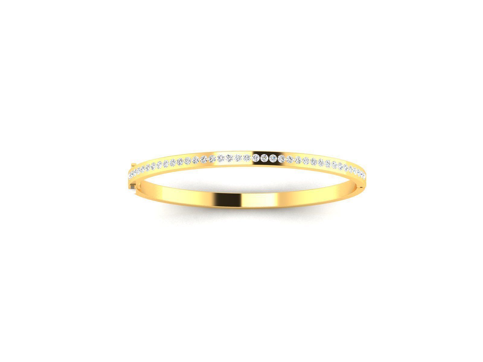 Women Bracelet 3D print model_8