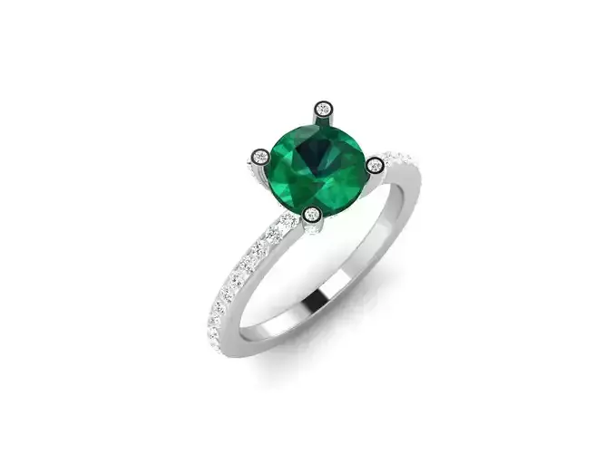 Solitaire ring model