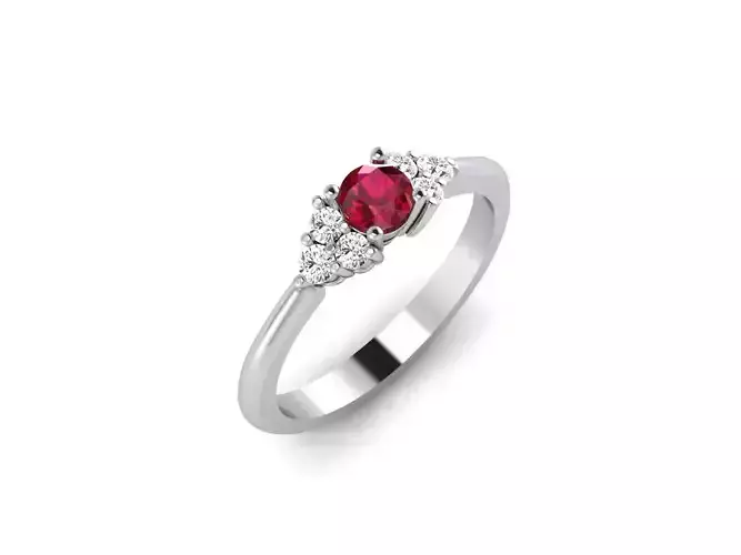 Solitaire ring model