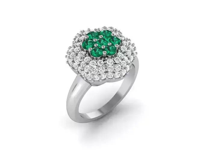 Solitaire ring model