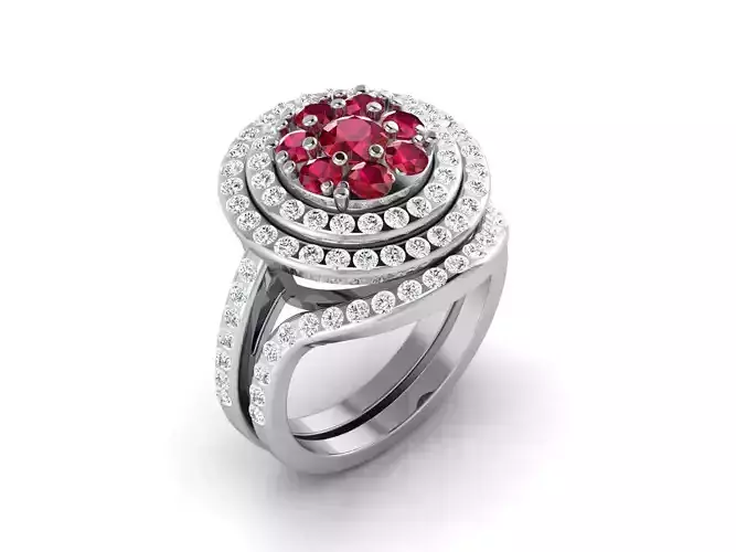 Solitaire ring model