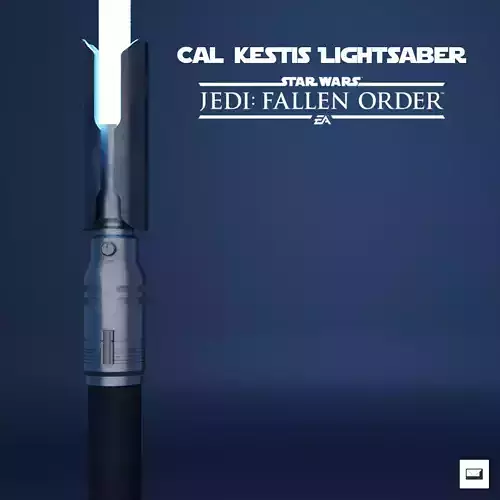 Cal Kestis Lightsaber Low Polys