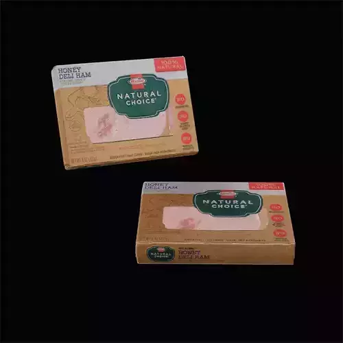 Box Sliced Ham 3D model