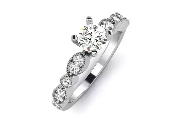 Solitaire ring model