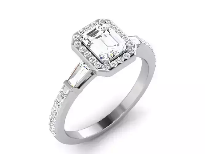 Solitaire ring model