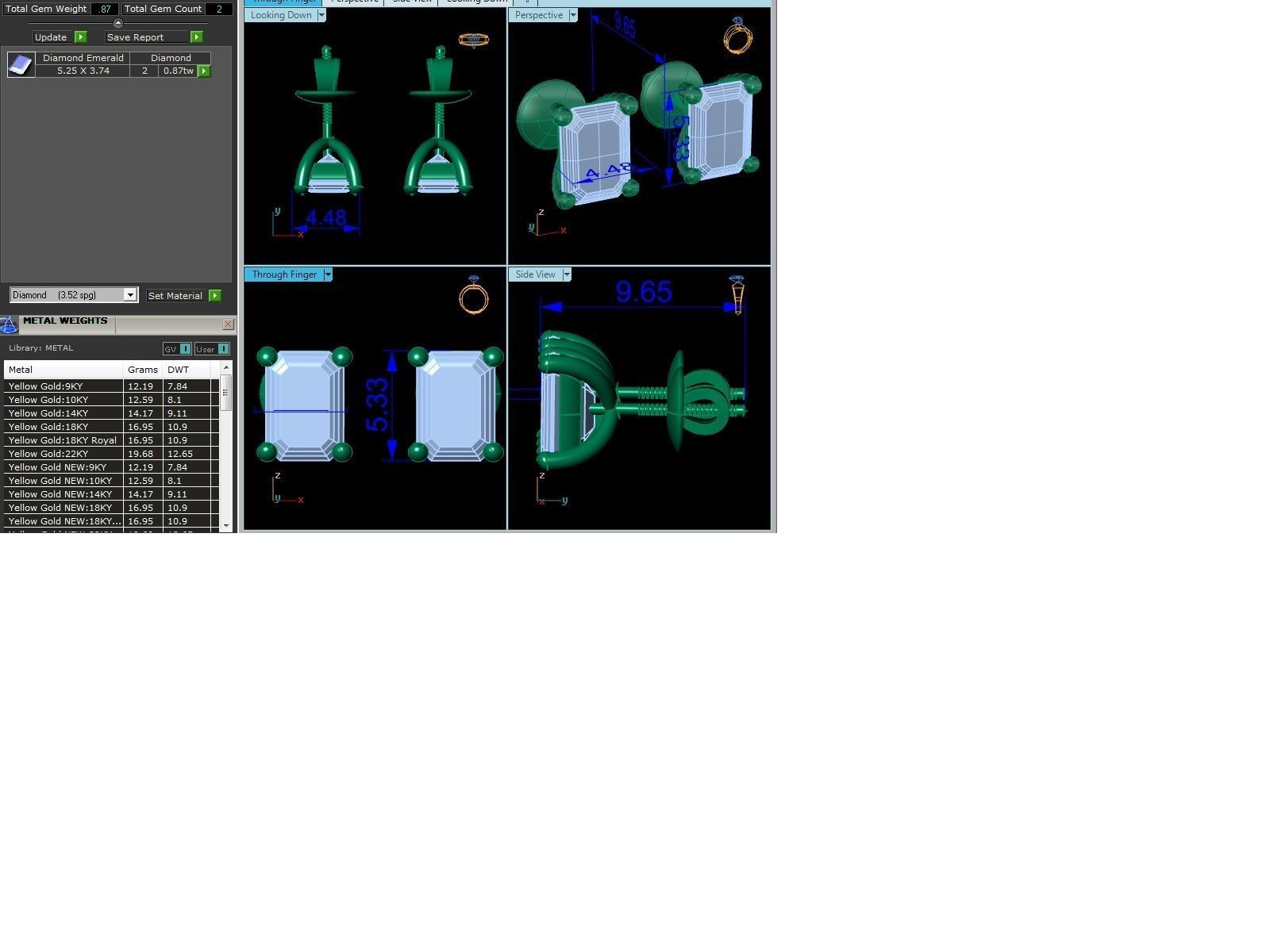 Women earrings 3D print model_1