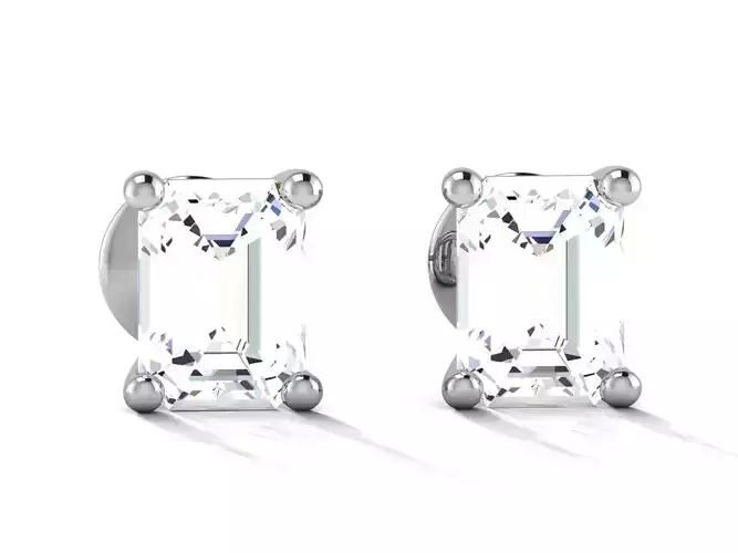 Women earrings 3D print model