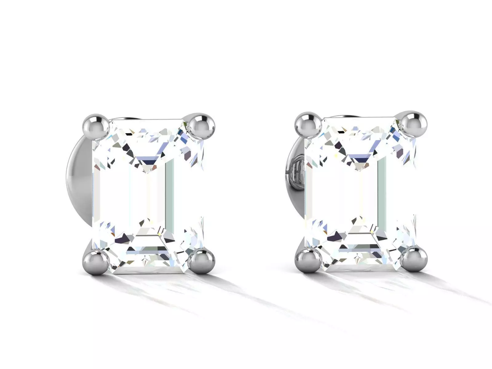 Women earrings 3D print model_0