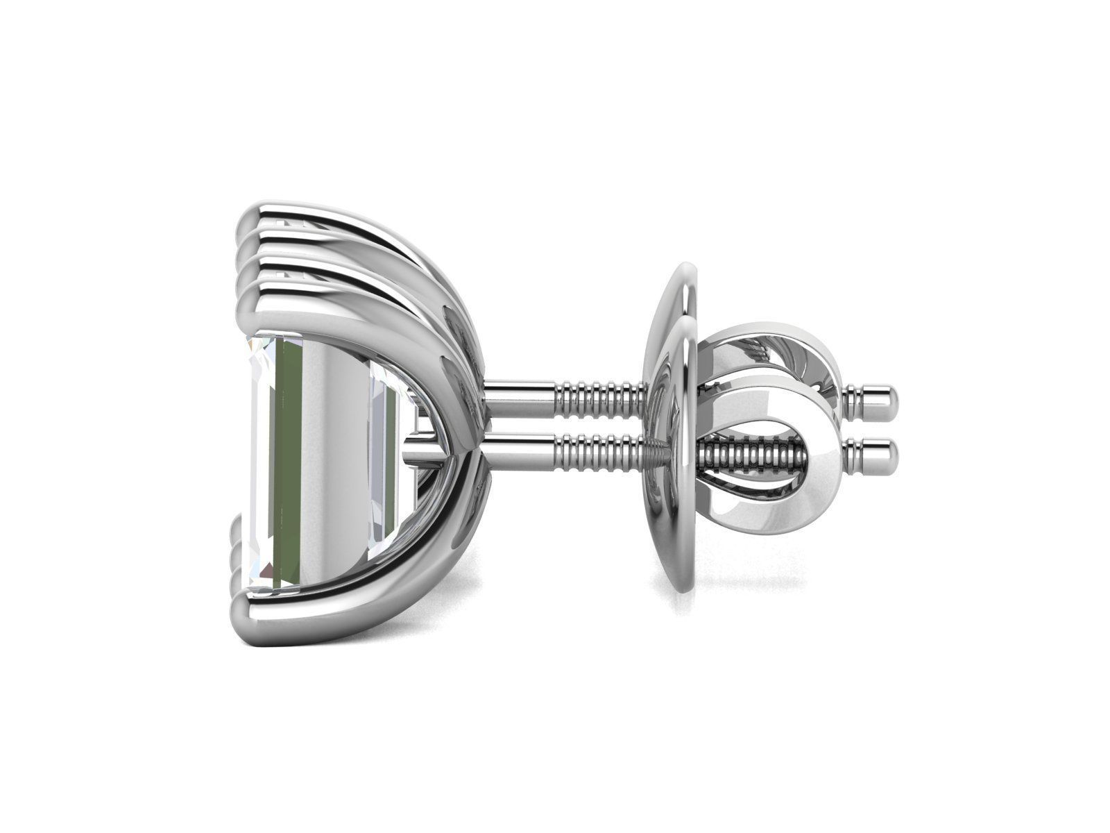 Women earrings 3D print model_3