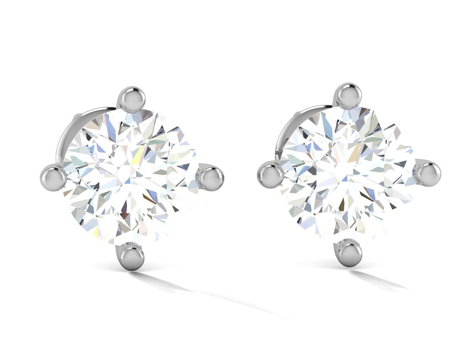 Women earrings 3D print model_1