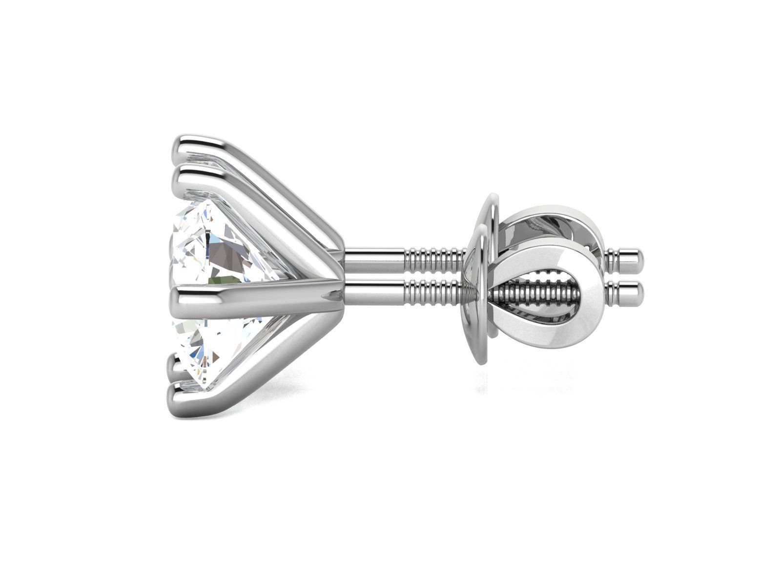 Women earrings 3D print model_2