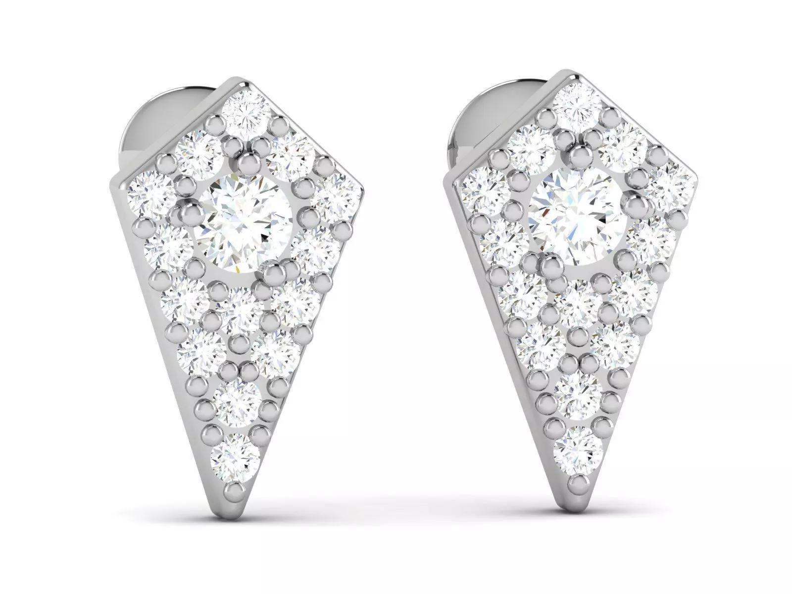 Women earrings 3D print model_0