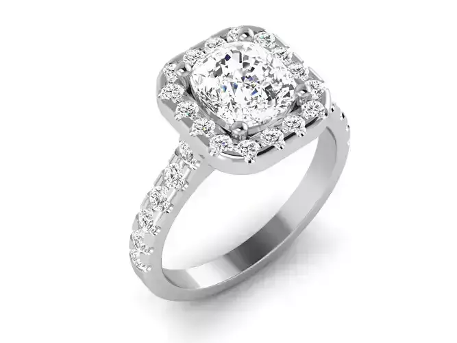 Solitaire ring model