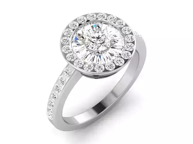 Solitaire ring model