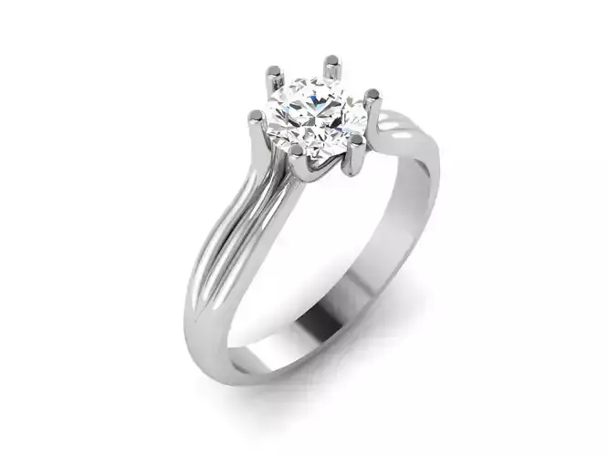 Solitaire ring model